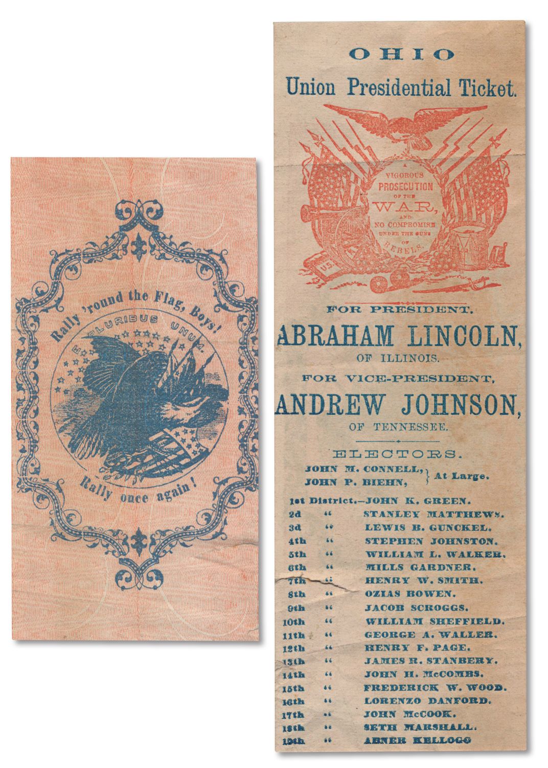 the front and back of a voting ballot